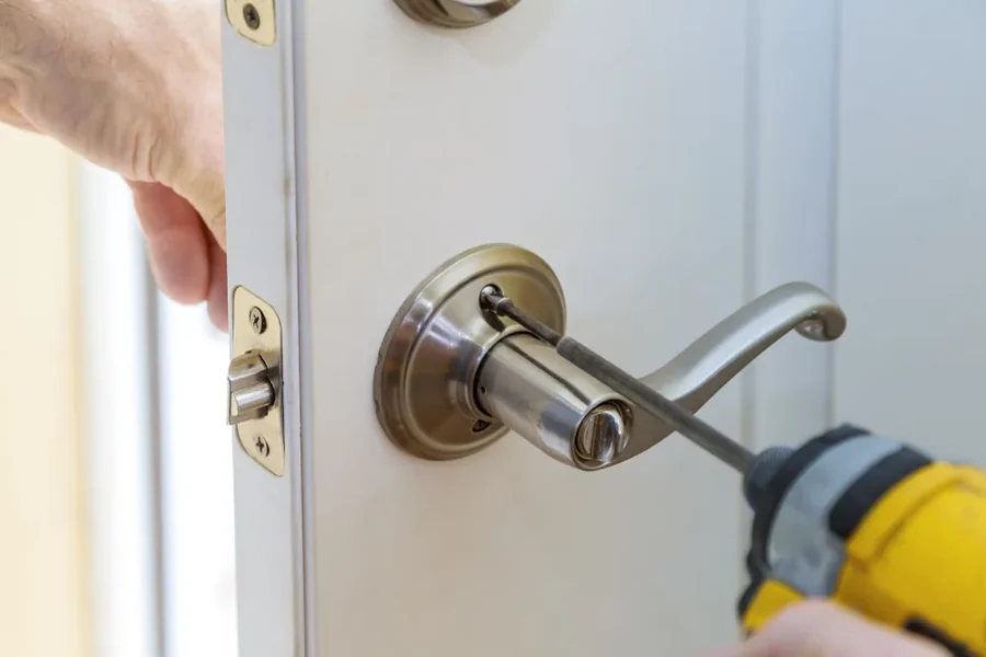Lock Replacement locksmith equipment and service example