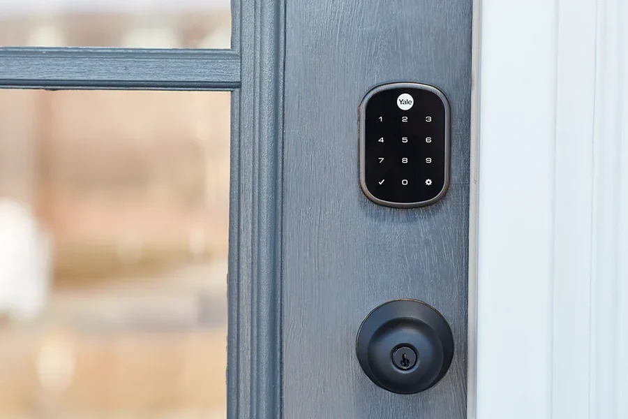 Smart Lock Installation locksmith equipment and service example